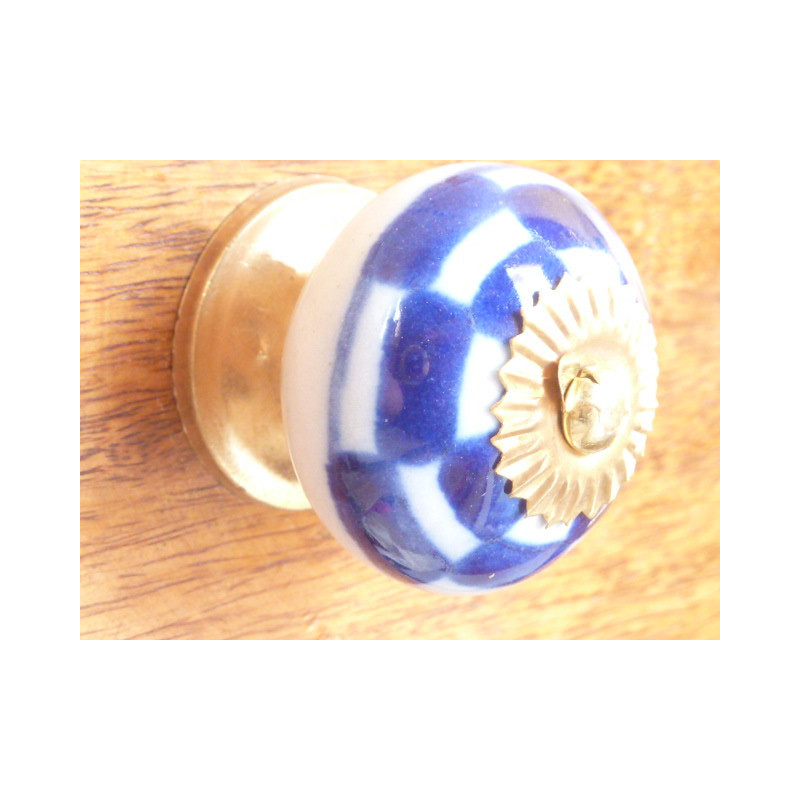 azul a cuadros