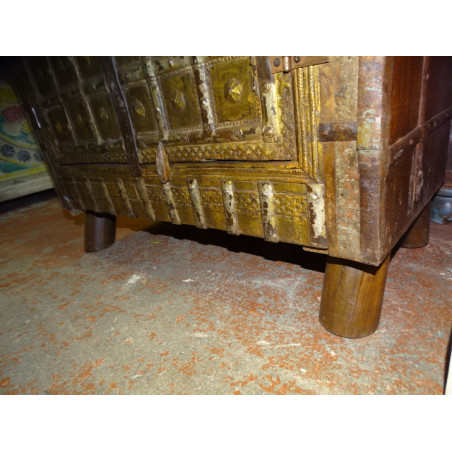 Mueble bajo PITARA reborde acero beige 142x92 cm