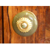 Boutons plats vert olive
