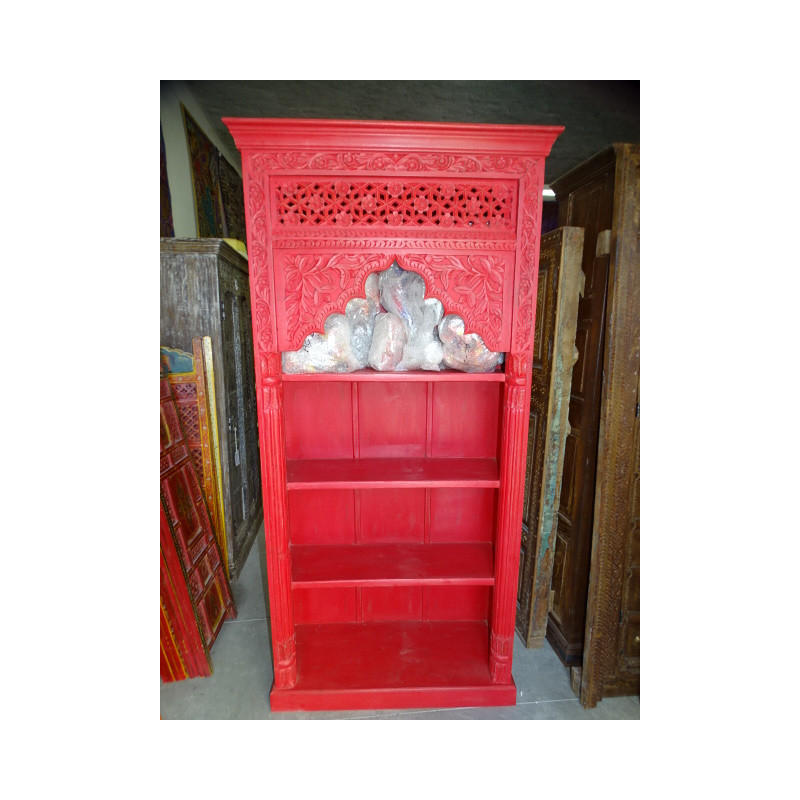 Red Bogen Rosenholz Bibliothek