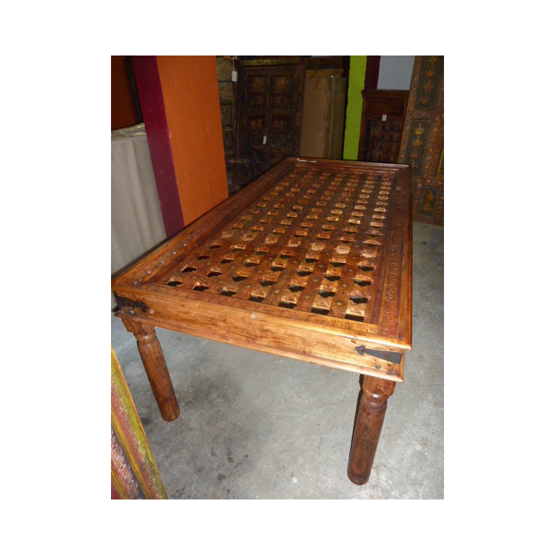 Grande table moucharabieh 210x100x76 cm