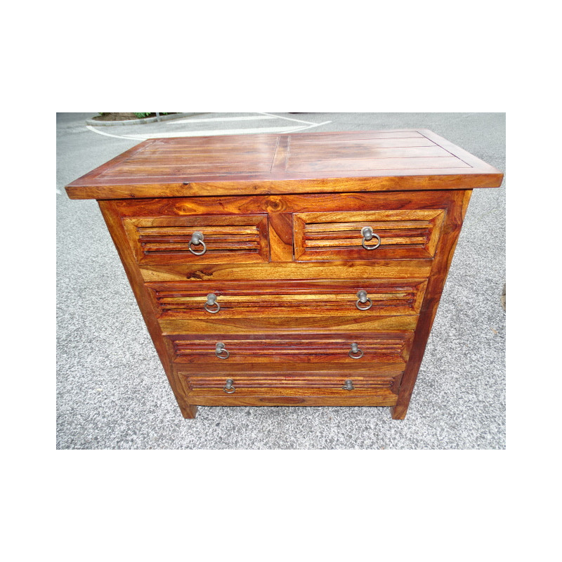 Rosewood dresserr 5 drawer.