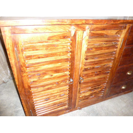 Porte in legno di palissandro Buffet / bacino 5 cassetti