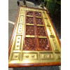 Moucharabieh large coffee table in rosewood.