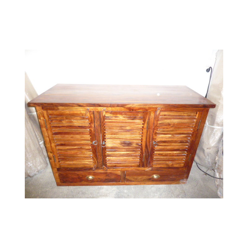 Buffet / 2 Schubladen Palisander Tür Becken