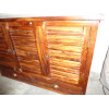 Buffet / 2 Schubladen Palisander Tür Becken