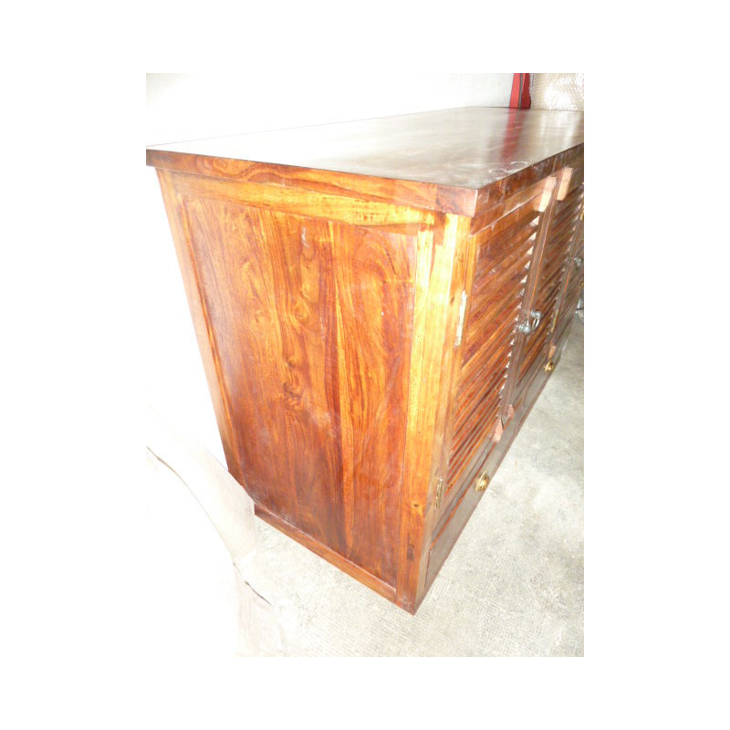 Buffet / 2 Schubladen Palisander Tür Becken