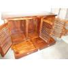Buffet / porte vasque palissandre 2 tiroirs