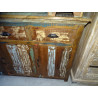 Großes Sideboard aus recyceltem Bahamas-Teakholz mit 3 Türen und 3 Schubladen