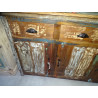 Großes Sideboard aus recyceltem Bahamas-Teakholz mit 3 Türen und 3 Schubladen