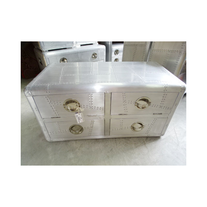 Aviator FLAT TV chest of drawers 4 drawers 100x50x50 cm