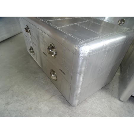 Aviator FLAT TV chest of drawers 4 drawers 100x50x50 cm
