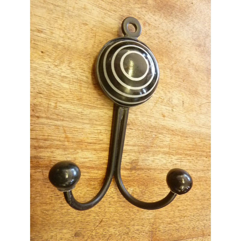 Espiga Ronda rasgos doble negro