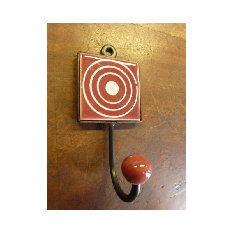 Mini hook square bordeaux with cercle