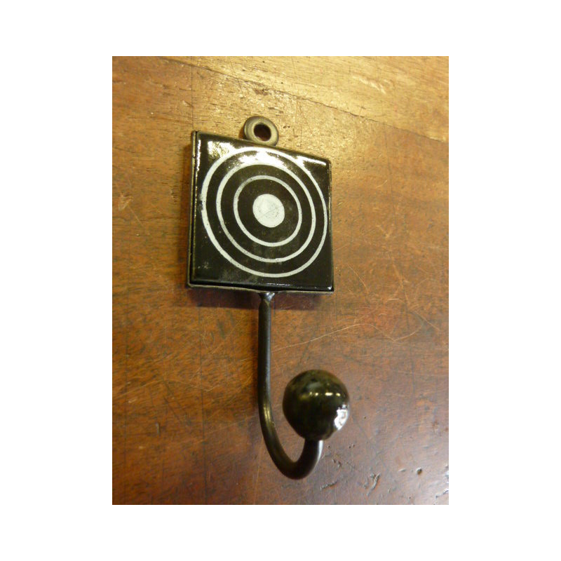 Mini piolo quadrato in cerchio nero