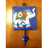 Gancho 10x10x17 cm elefante outremer droite