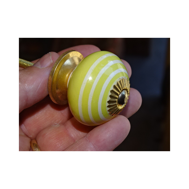 butons line white/yellow - gold