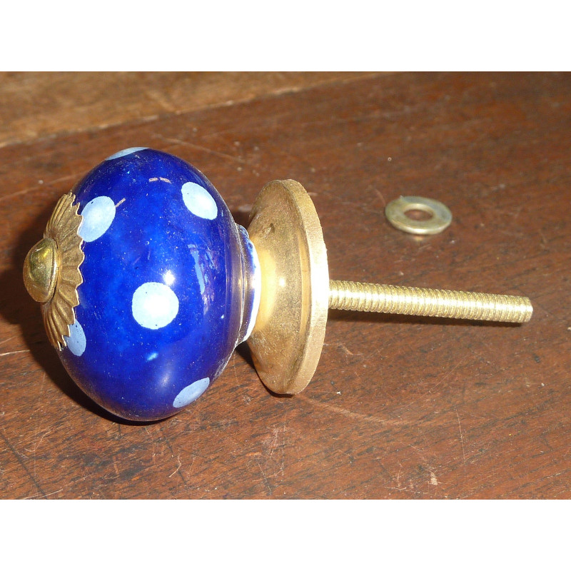 butons pitch blue dark-blue - gold