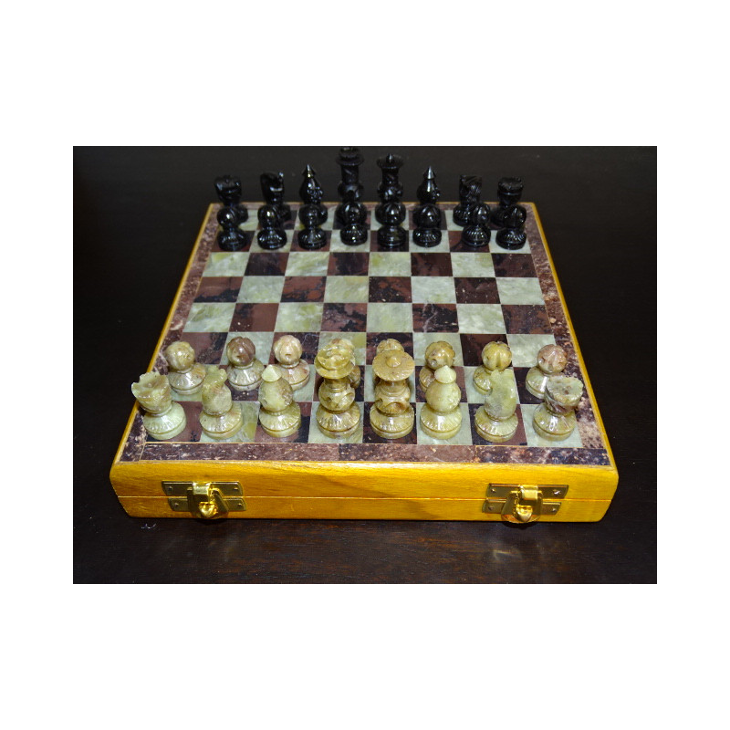 Juegos de ajedrez magnéticos de 20 x 20 cm con cajón de almacenamiento