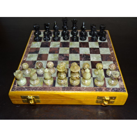 Jeux d'échec magnétique 20 x 20 cm avec tiroir de rangement
