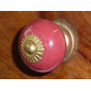 Porcelain knobs UNIS bordeaux
