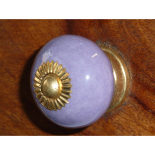 Porcelain knobs UNIS purple