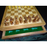 18 x 18 cm magnetic chess games with storage drawer