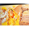 Grabados en madera 50X40 cm - pareja en Jaisalmer