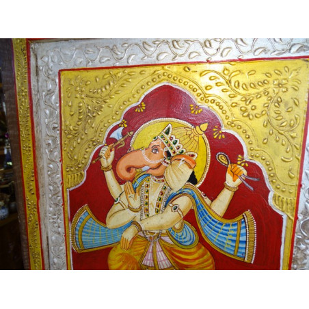 Painting 38x46 cm Dancing Ganesha