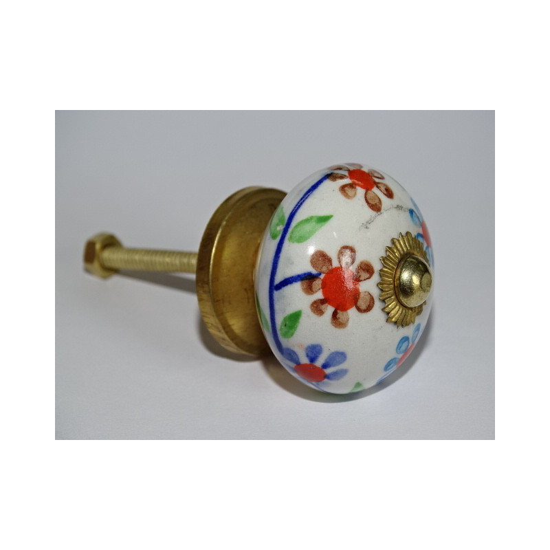 Griff Multi-Porzellan-Blumen