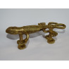 poignée en bronze salamandre doré
