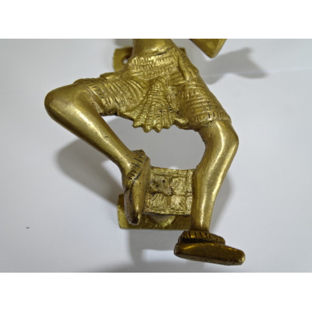 Manija de bronce danseuse indio dorée