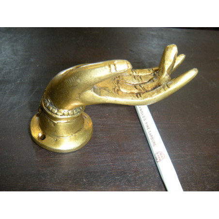 Bronze Griff Hand  golden