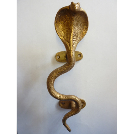 Poignée Cobra doré 21 cm