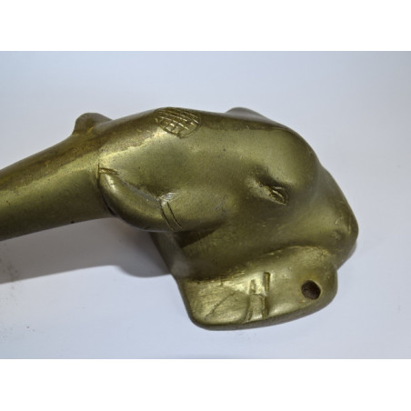 Manico in bronzo elefante oro MM