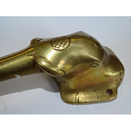 Manija de bronce elefante dorado GM