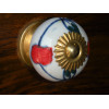 Porcelain knobs apple red