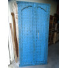 Portes de placard turquoise avec arche en 93 X 195 cm