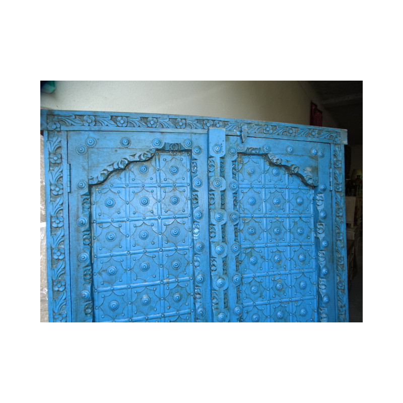 Puertas de armario turquesa con arco en 93 X 195 cm