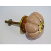 Pumpkin Buttons beige rötlich goldene Linien