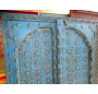 Türkise Schranktüren mit Bogen in 92 X 170 cm