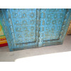 Ante con ante turchesi con arco in 92 X 170 cm