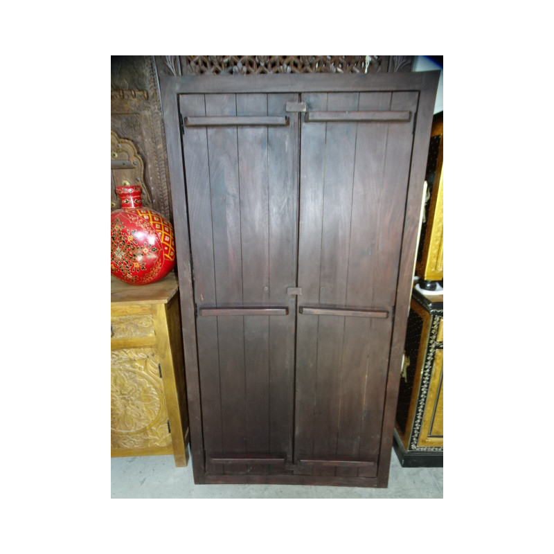Turquoise cupboard doors with arch in 92 X 170 cm