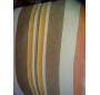 Housse de coussin kerala 60x60 cm jaune, orange et taupe