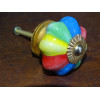 Asa de porcelana calabaza multicolor