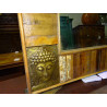 Spiegel Buddha aus recyceltem Teakholz 120 x 90 cm horizontal
