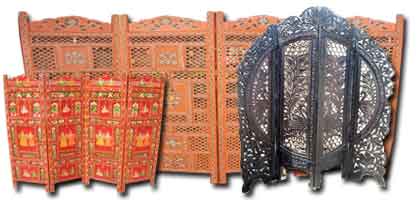 Indian screens, headboard, Indian decoration