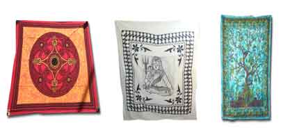 tentures indiennes, meuble indien et meubles coloniaux