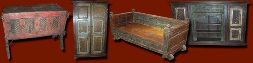 Indian antike Möbel, antike indische Möbel indien Norden