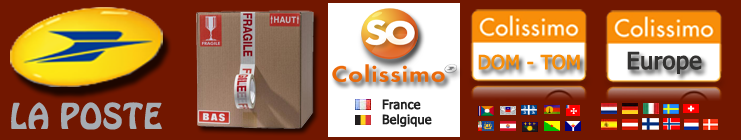 Livraison par colissimo !